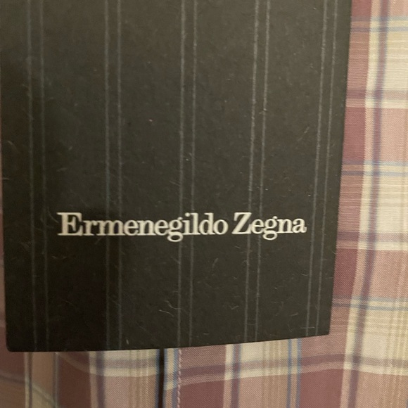 Ermenegildo Zega NWT Plaid Long Sleeve Button Down Dress Shirt Men’s XXL - Picture 2 of 8